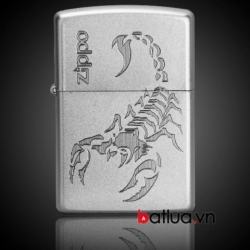 Bật lửa Zippo chính hãng bạc khắc Bọ cạp - Mã SP: BL10123