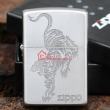 Bật lửa Zippo chính hãng bạc khắc hổ