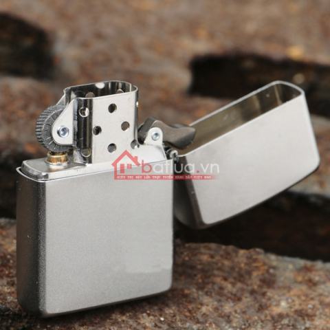 Bật lửa Zippo chính hãng bạc khắc hổ