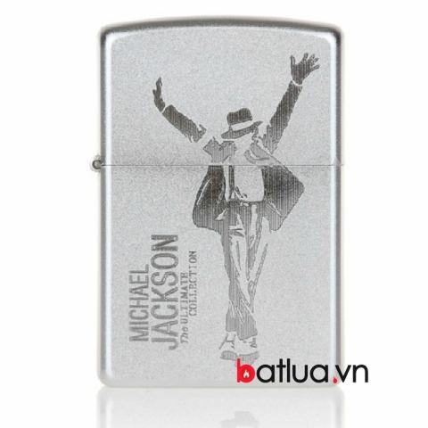 Bật lửa Zippo chính hãng bạc khắc Michael Jackson