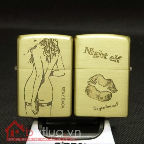 Bật lửa Zippo chính hãng back Sexy American