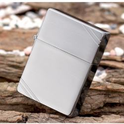 Bật lửa Zippo chính hãng classic khắc vát chéo - Mã SP: BL09450