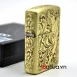 Bật lửa Zippo chính hãng đồng  Armor dày khắc họa tiết cô gái