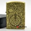 Bật lửa Zippo chính hãng đồng bản armor dày  khắc thiên thần