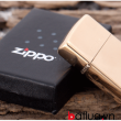 Bật lửa zippo chính hãng đồng bóng khắc chữ Solid Brass