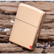 Bật lửa zippo chính hãng đồng bóng khắc chữ Solid Brass