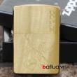 Bật lửa Zippo chính hãng đồng khắc bông hồng i love you