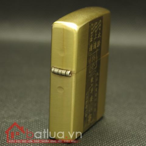 Bật lửa Zippo chính hãng đồng khắc bùa âm dương ngũ hành