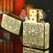 Bật lửa Zippo chính hãng đồng khắc hoa văn