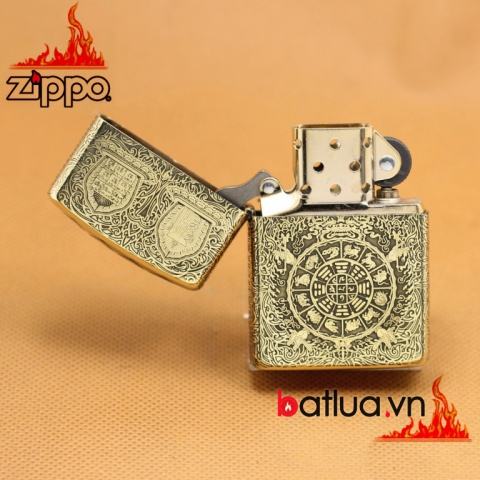 Bật lửa Zippo chính hãng đồng khắc kiếp luân hồi