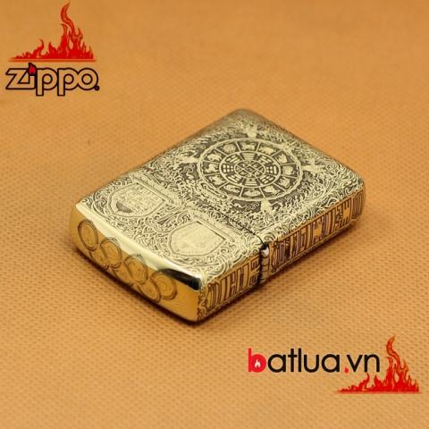 Bật lửa Zippo chính hãng đồng khắc kiếp luân hồi