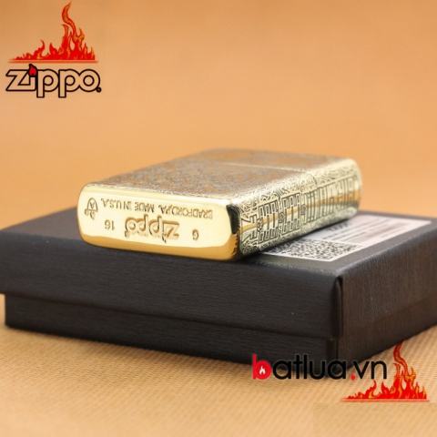 Bật lửa Zippo chính hãng đồng khắc kiếp luân hồi