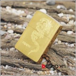 Bật lửa Zippo chính hãng đồng khắc rồng mẫu 006 - Mã SP: BL10010