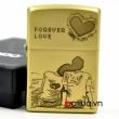 Bật lửa Zippo chính hãng đồng Love Forever