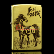 Bật lửa Zippo chính hãng đồng nhẹ khắc mã đáo thành công