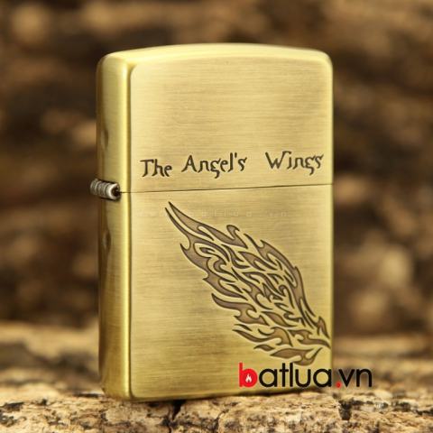 Bật lửa Zippo chính hãng đồng  phiên bản giới hạn cánh thiên thần