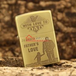 Bật lửa Zippo chính hãng Father Day - Mã SP: ZPC0190