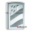 Bật lửa zippo chính hãng khắc hình cờ Mỹ