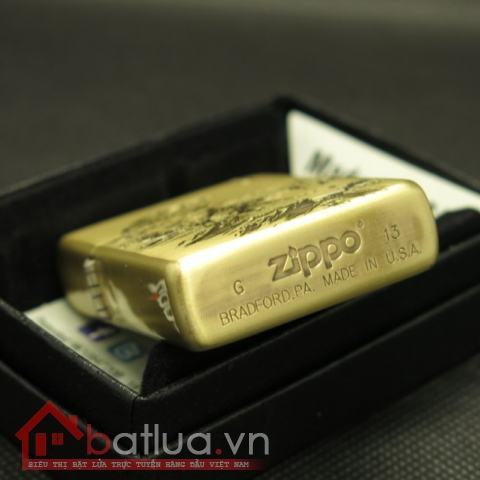 Bật lửa Zippo chính hãng khắc hình Hổ dũng mãnh