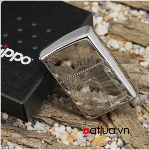 Bật lửa zippo chính hãng khắc hoa văn