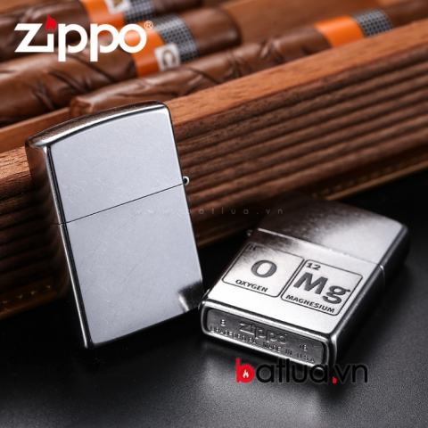 Bật lửa Zippo chính hãng khắc nhẹ công thức OMG