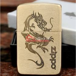 Bật lửa zippo chính hãng khắc rồng 1941 Hailie Specials đồng xước - Mã SP: BL09907