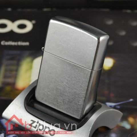 Bật lửa Zippo chính hãng kiểu dáng bạc xước cổ điển 207