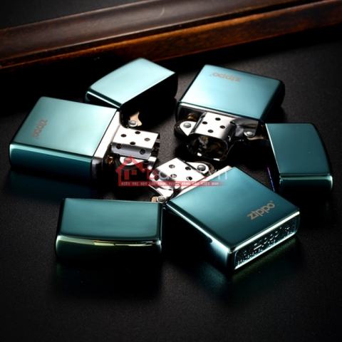 Bật lửa Zippo chính hãng màu xanh ngọc bích