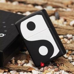 Bật lửa zippo chính hãng Mỹ trắng đen - Mã SP: BL10167