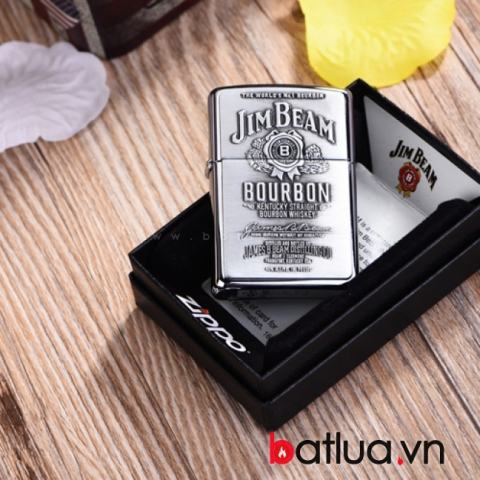 Bật lửa zippo chính hãng nhãn hiệu Jim Beam