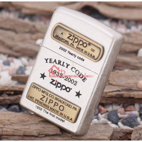 Bật lửa zippo chính hãng ORIGINAL kỷ niệm lần thứ 70 kiểu dáng bạc cổ