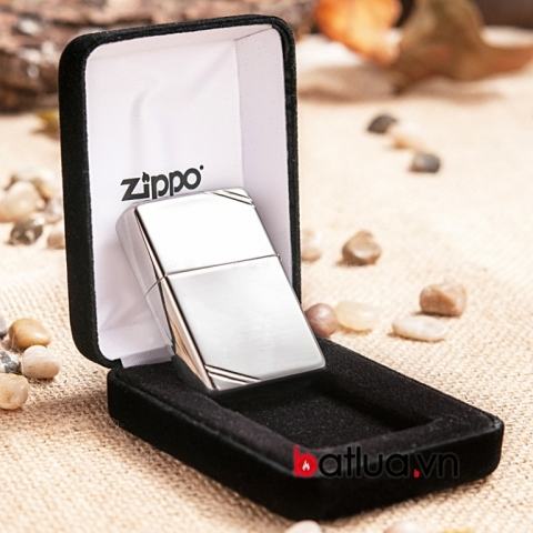 Bật lửa Zippo chính hãng phiên bản 1937 bạc nguyên khối ( Mẫu 14)