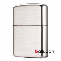 Bật lửa zippo chính hãng phiên bản Armor bạc nguyên khối xước ngang (Mẫu 27) - Mã SP: BL03200