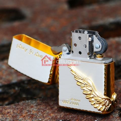 Bật lửa Zippo chính hãng phiên bản giới hạn Hàn Quốc cánh thiên thần