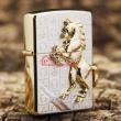 Bật lửa Zippo chính hãng phiên bản giới hạn khắc vương miện hình ngựa