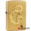 Bật lửa Zippo chính hãng phiên bản giới hạn mạ vàng Dragon giữ ngọc Ver 2