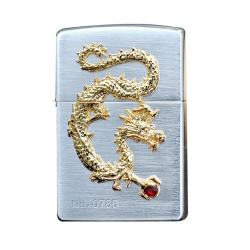 Bật lửa Zippo chính hãng phiên bản giới hạn mạ vàng Dragon giữ ngọc - Mã SP: BL09117