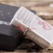 Bật lửa Zippo chính hãng phiên bản Hàn Quốc bạc cổ trái tim tình yêu