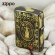 Bật lửa Zippo chính hãng phiên bản màu gỗ In đèn