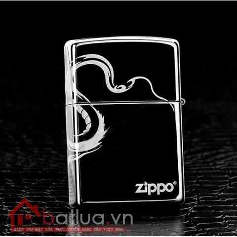 Bật lửa Zippo chính hãng rồng cách điệu quấn xung quanh