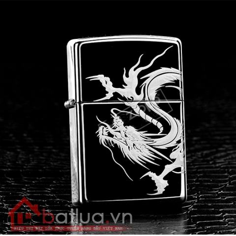 Bật lửa Zippo chính hãng rồng cách điệu quấn xung quanh