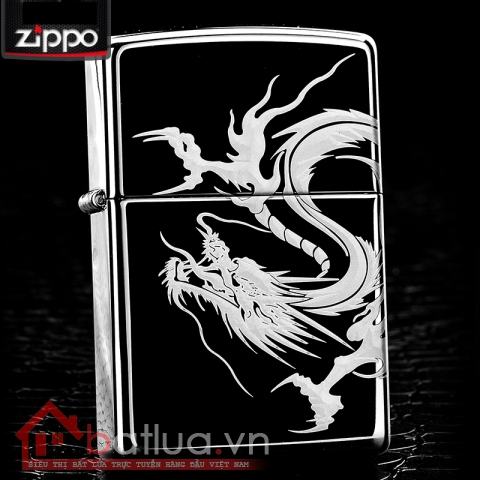 Bật lửa Zippo chính hãng rồng cách điệu quấn xung quanh