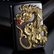 Bật lửa Zippo Chính Hãng Rồng Vàng Ngậm Ngọc Đỏ - Xuất Nhật