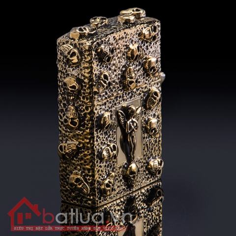 Bật lửa Zippo chính hãng Skeleton Gold Angel Wings