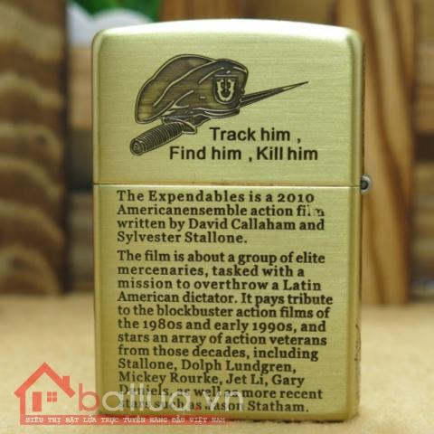 Bật lửa Zippo chính hãng The Expendables