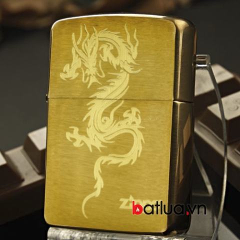 Bật lửa zippo chính hãng đồng phiên bản rồng