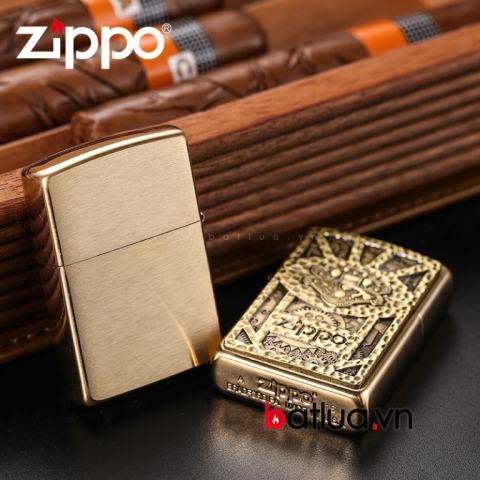 Bật lửa zippo chính hãng xuất nhật chạm khắc cầu kỳ