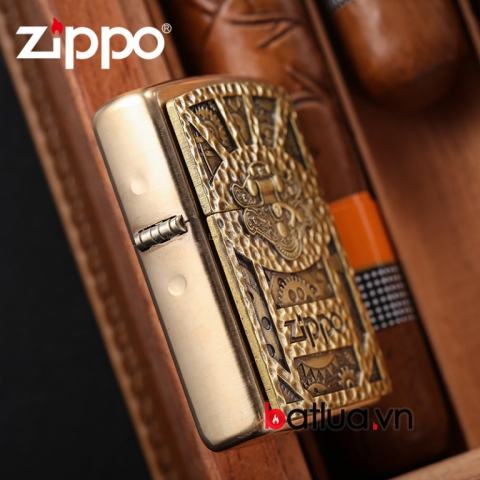 Bật lửa zippo chính hãng xuất nhật chạm khắc cầu kỳ