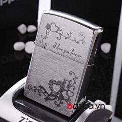 Bật lửa Zippo chính hãng xước I LOVE YOU - Mã SP: BL10133