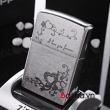 Bật lửa Zippo chính hãng xước I LOVE YOU